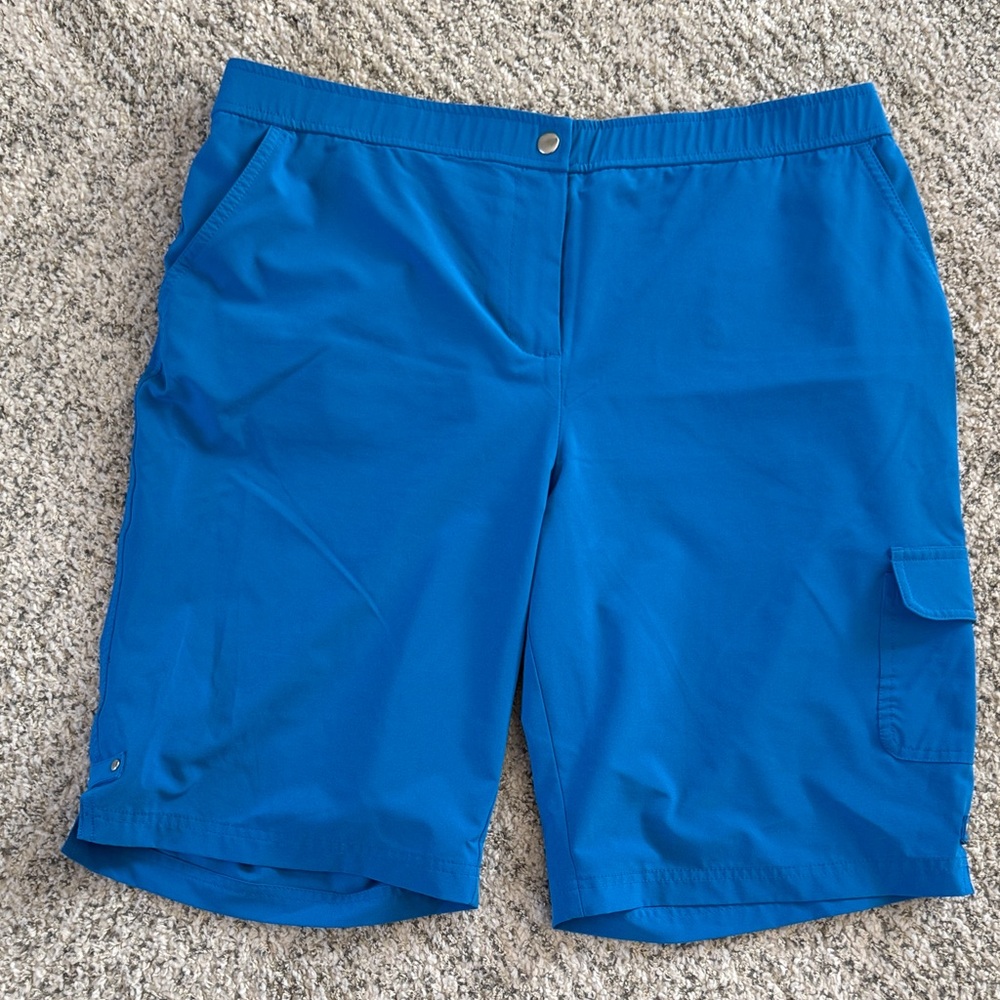 Chico's Vibrant Blue Bermuda Shorts
